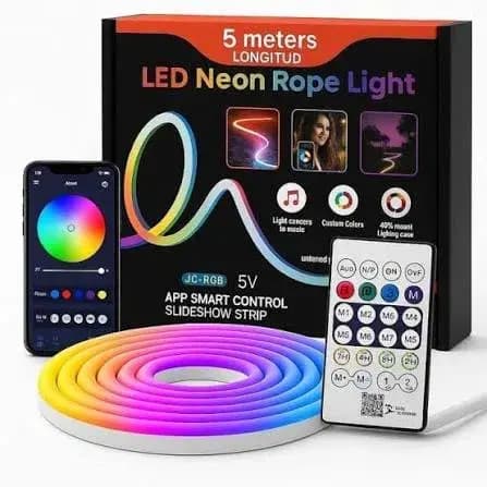 5M Waterproof Outdoor USB 5V RGB Neon Rope Light Price in Bangladesh | Orbito Gadgets