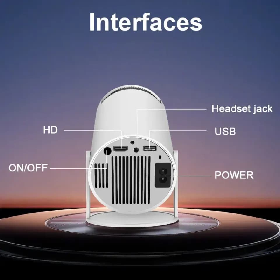 Android Smart Projector HY300 4K (ORIGINAL) 3